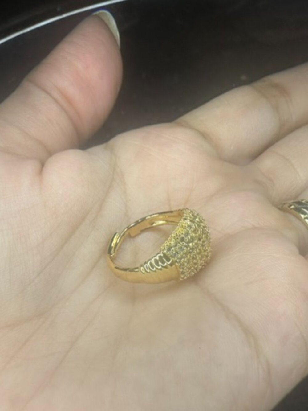 Brazilian gold ring for women